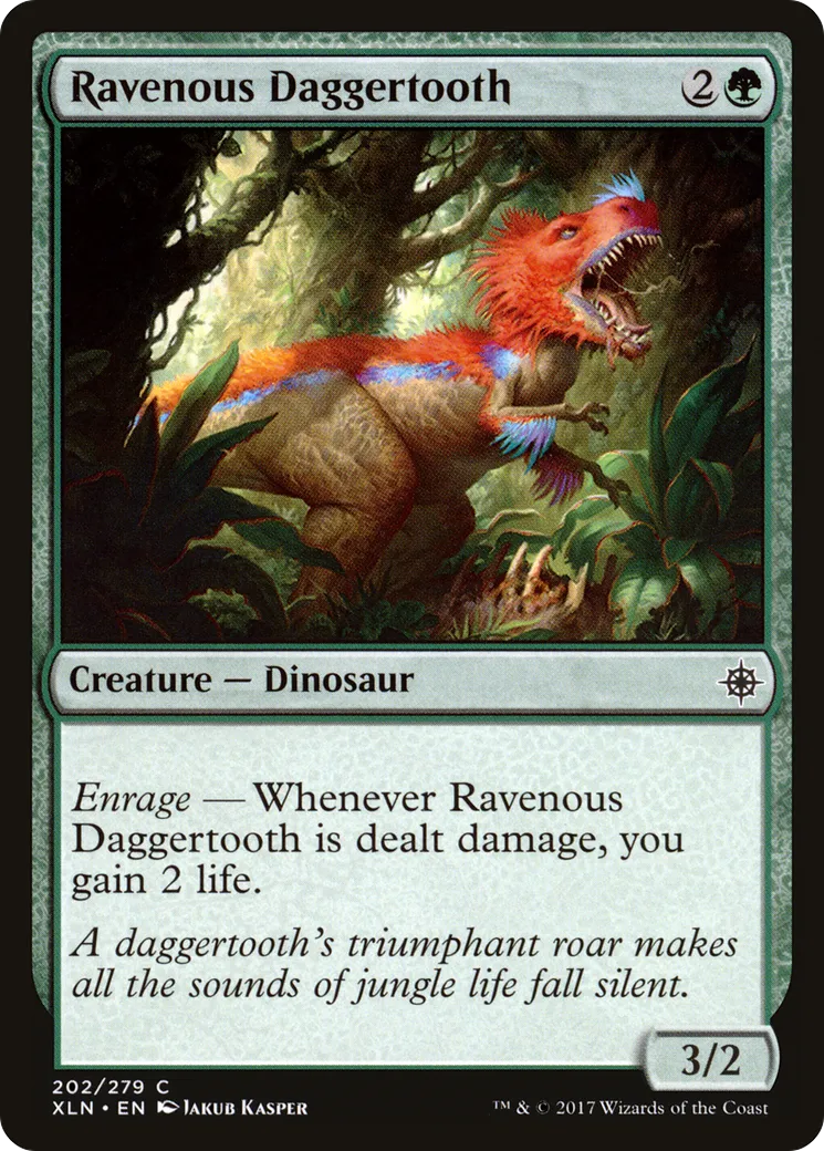 Ravenous Daggertooth — Ixalan — Magic: The Gathering