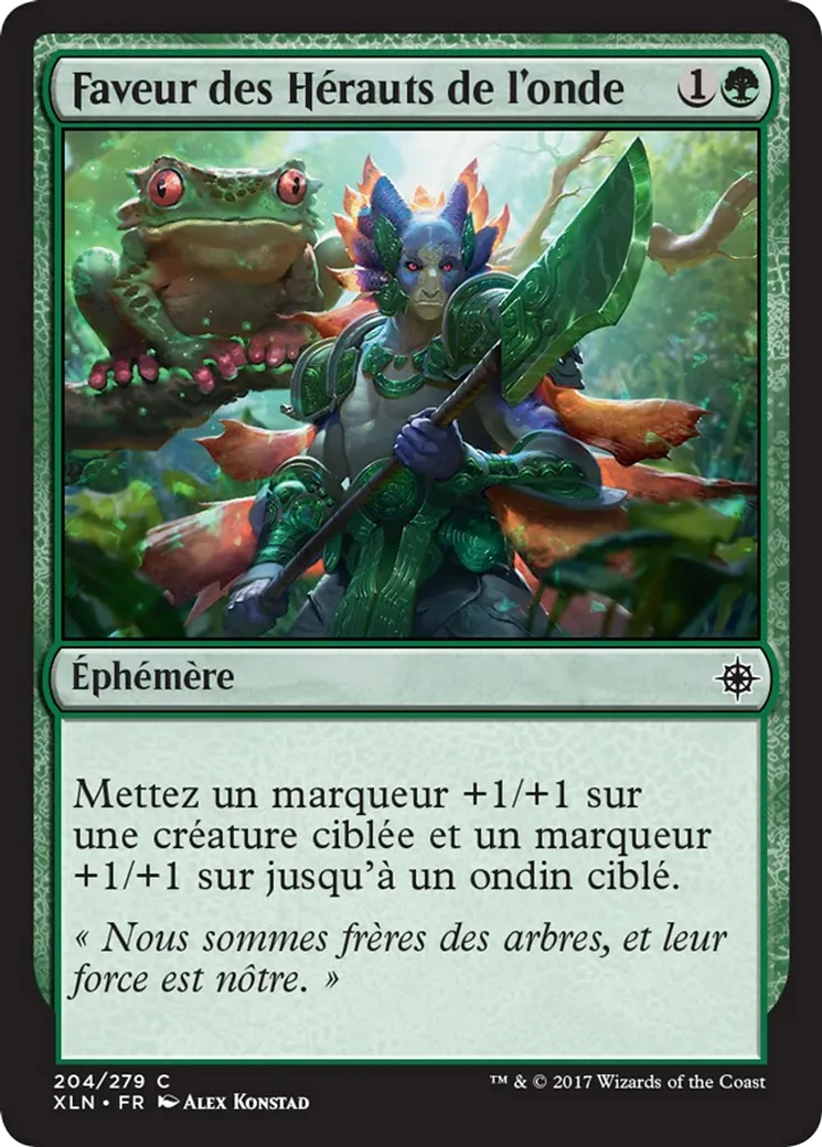 Faveur des Hérauts de l'onde — Ixalan — Magic: The Gathering