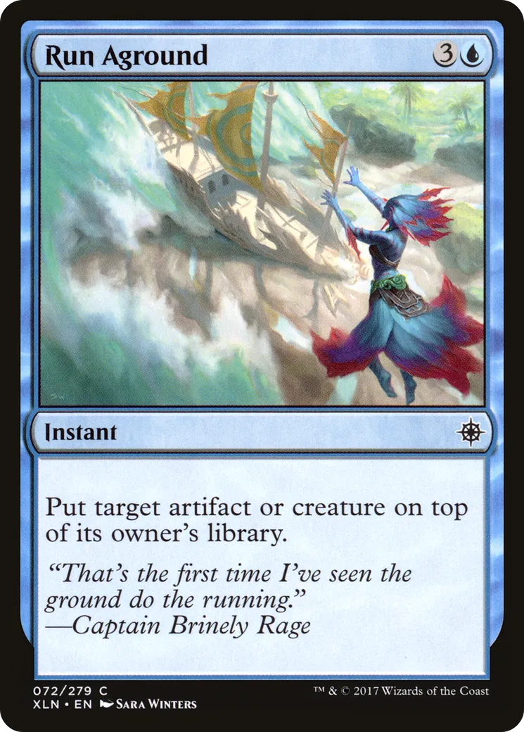 Run Aground — Ixalan — Magic: The Gathering
