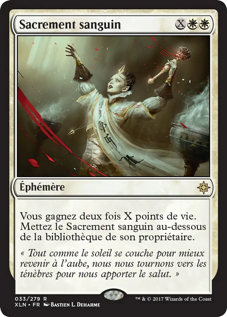 Sacrement sanguin — Ixalan — Magic: The Gathering