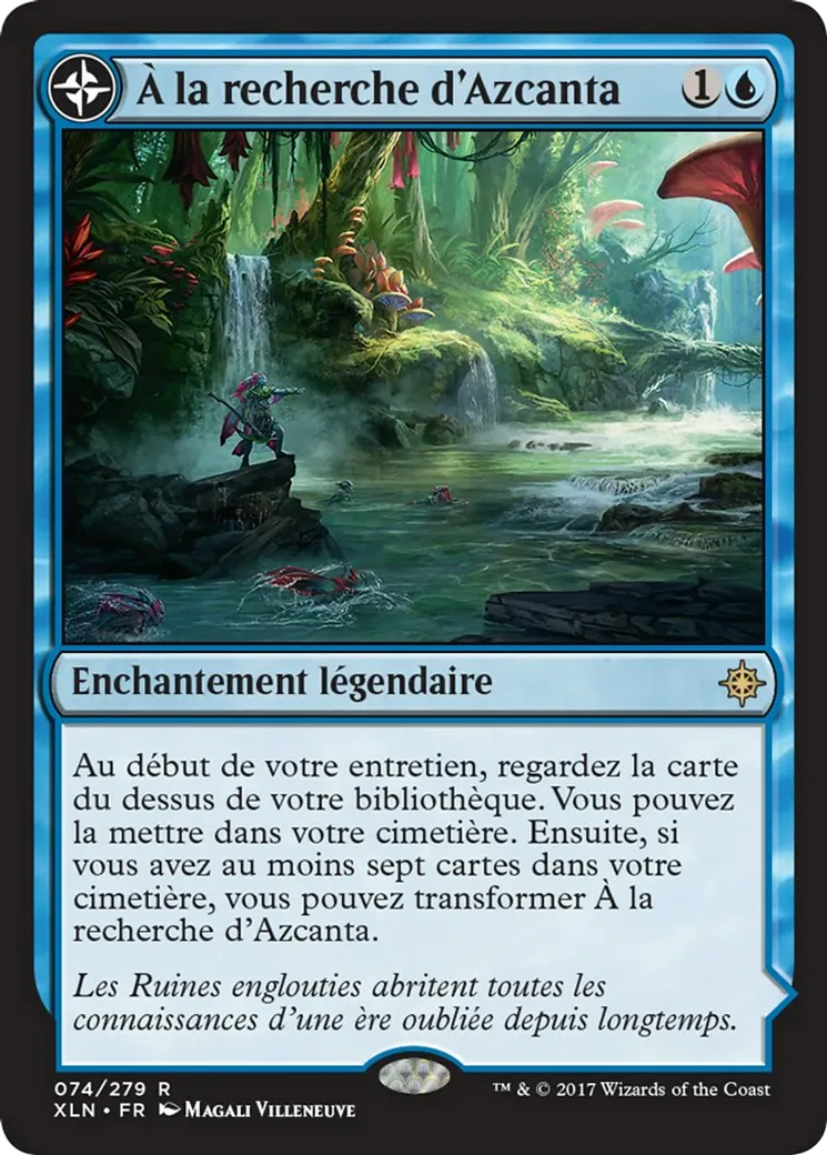 À la recherche d'Azcanta // Azcanta, les Ruines englouties — Ixalan — Magic: The Gathering