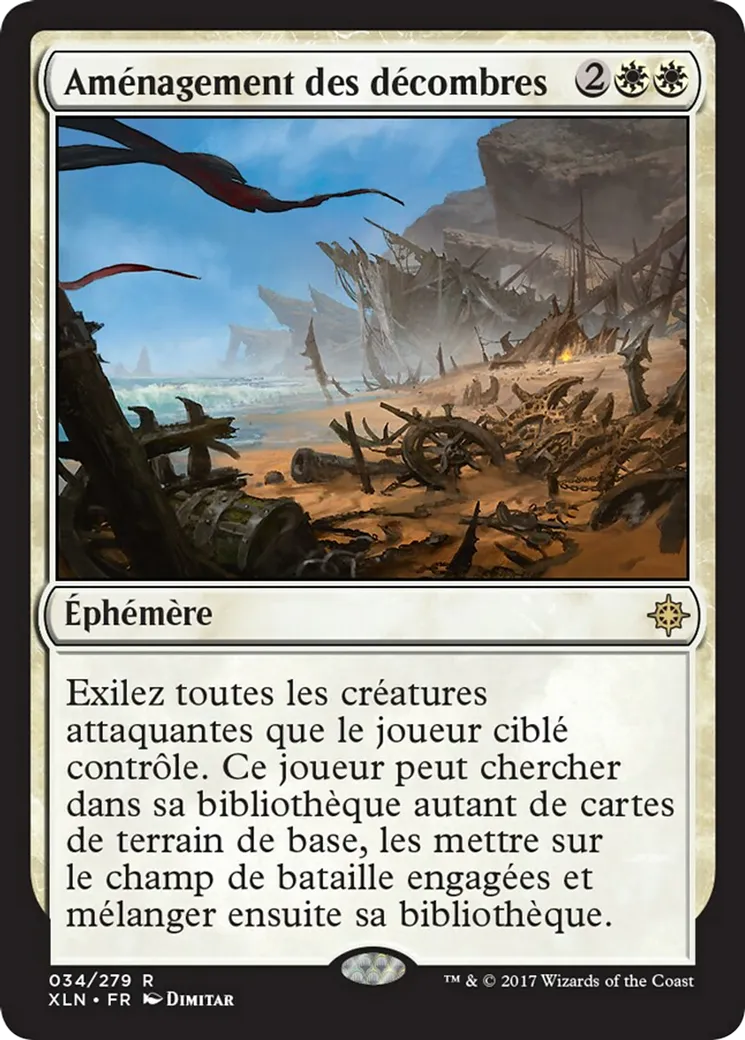 Aménagement des décombres — Ixalan — Magic: The Gathering
