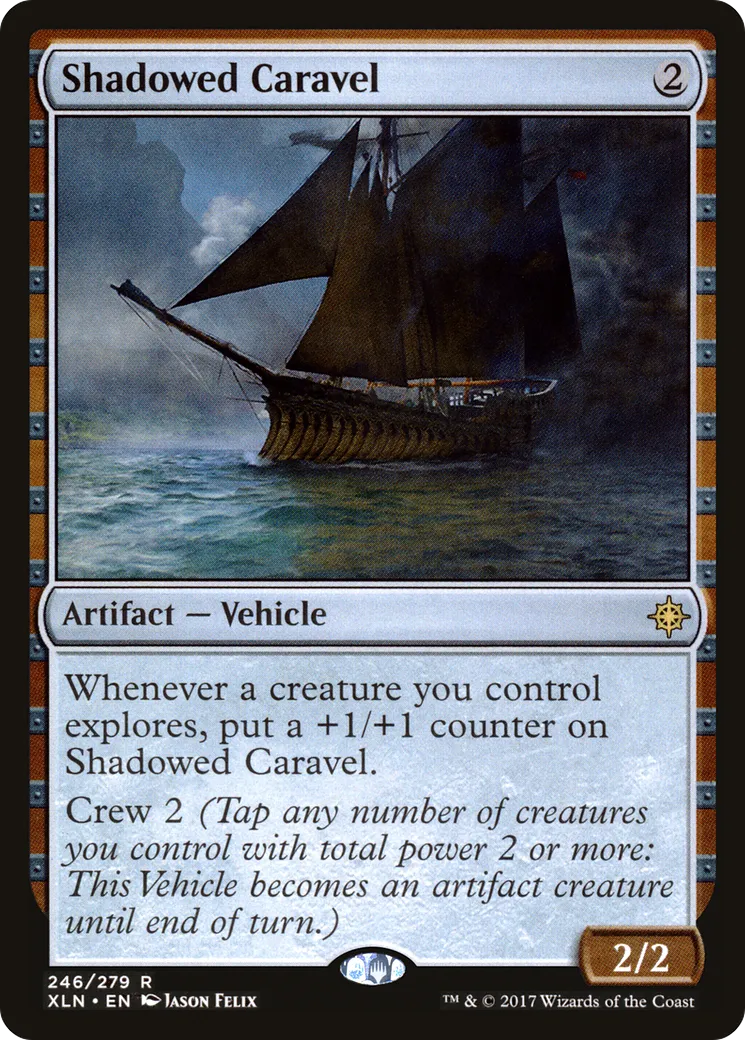 Shadowed Caravel — Ixalan — Magic: The Gathering