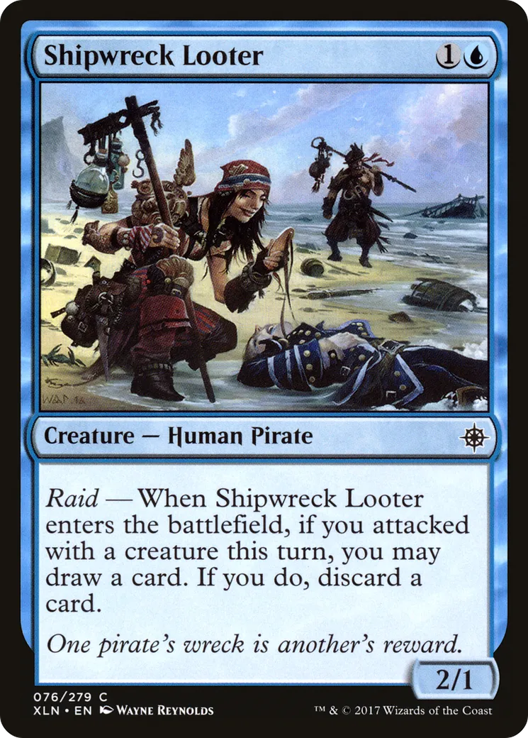 Shipwreck Looter — Ixalan — Magic: The Gathering