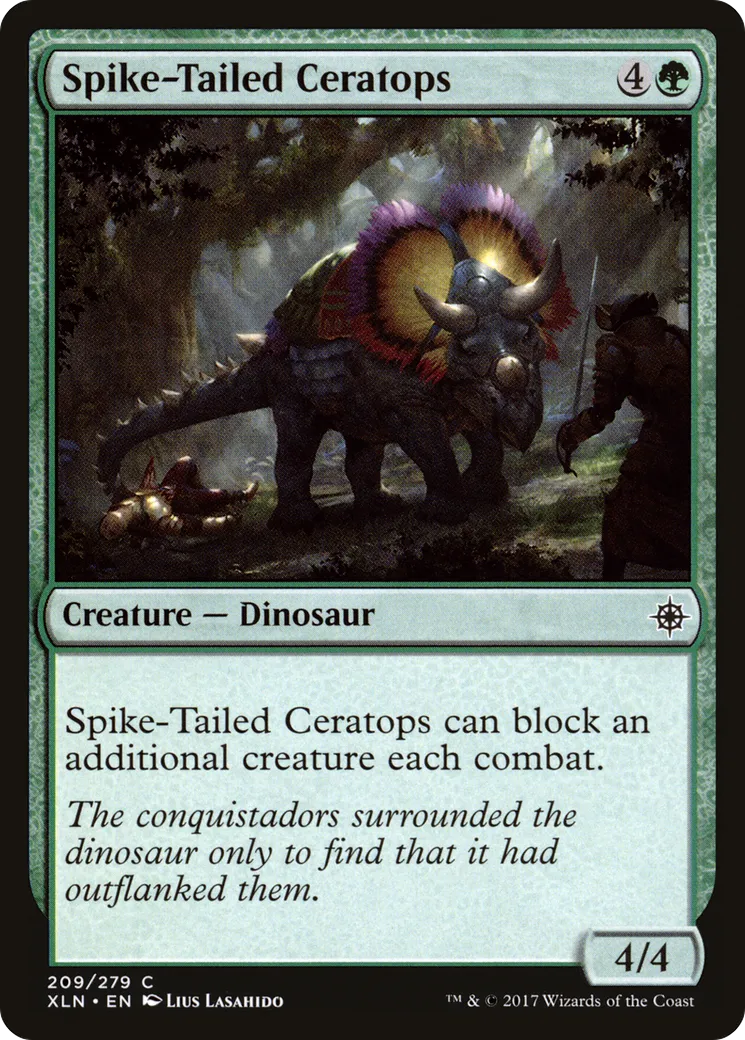Spike-Tailed Ceratops — Ixalan — Magic: The Gathering