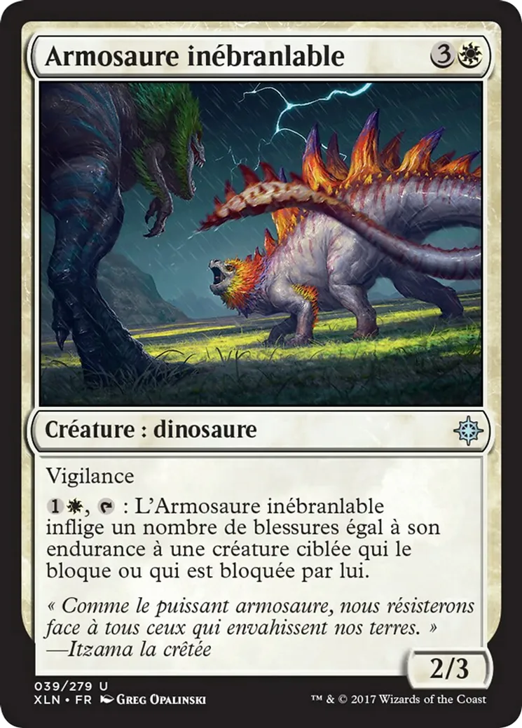 Armosaure inébranlable — Ixalan — Magic: The Gathering