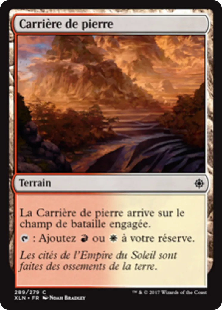 Carrière de pierre — Ixalan — Magic: The Gathering