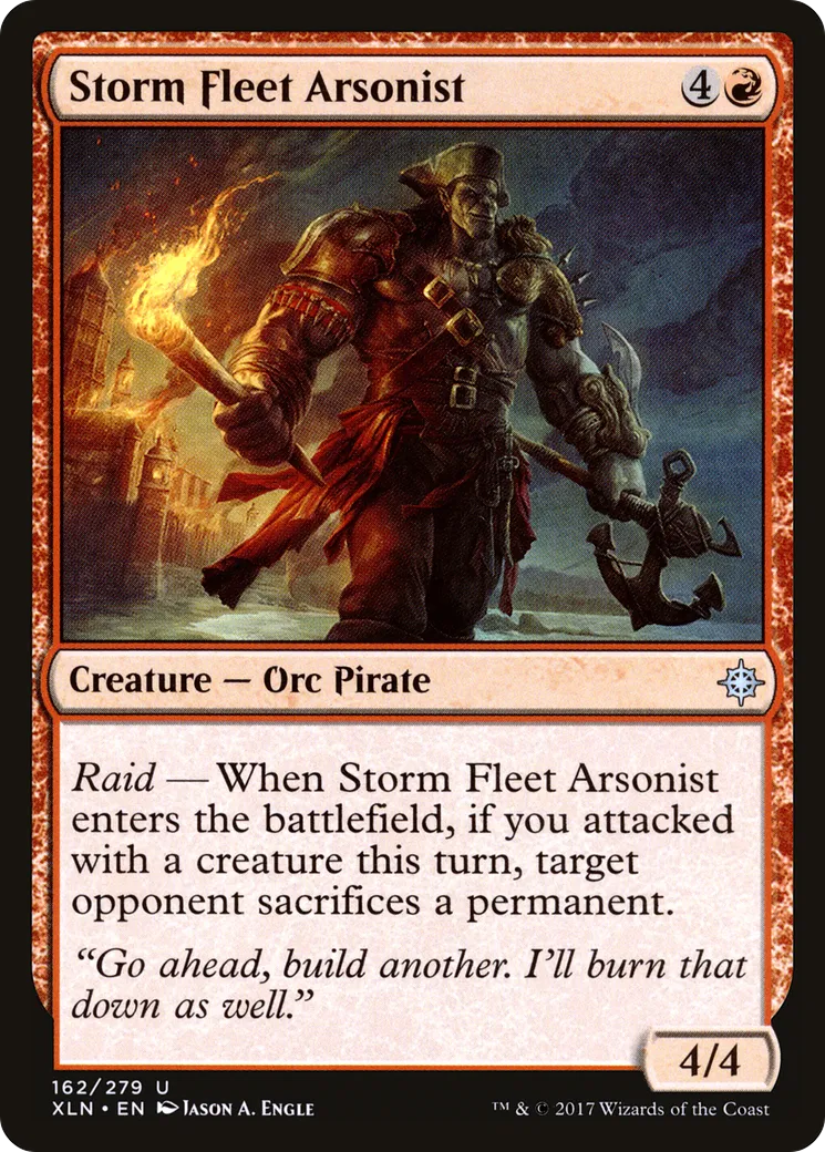 Incendiaire de la Flotte de la tempête — Ixalan — Magic: The Gathering