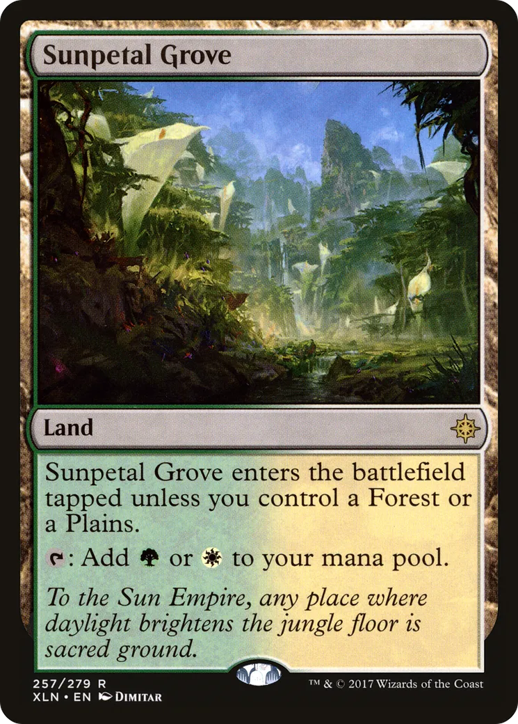 Sunpetal Grove — Ixalan — Magic: The Gathering