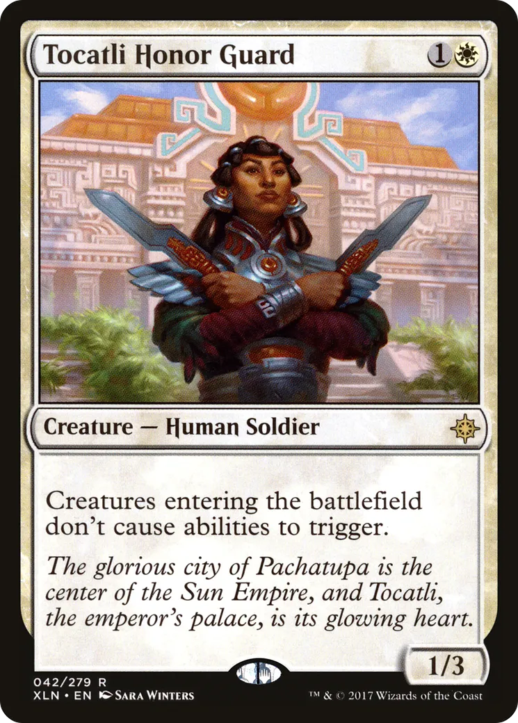 Garde d'honneur de Tocatli — Ixalan — Magic: The Gathering