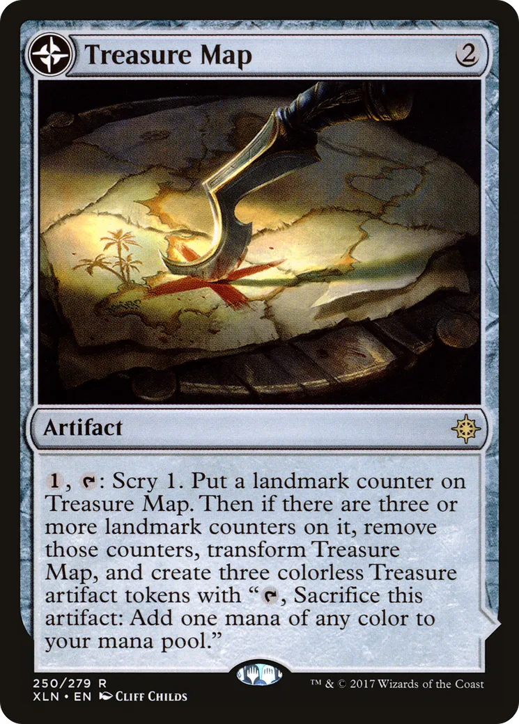 Treasure Map // Treasure Cove — Ixalan — Magic: The Gathering