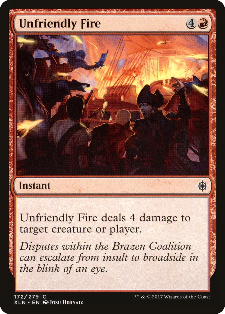 Feu hostile — Ixalan — Magic: The Gathering