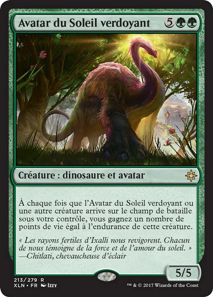 Avatar du Soleil verdoyant — Ixalan — Magic: The Gathering