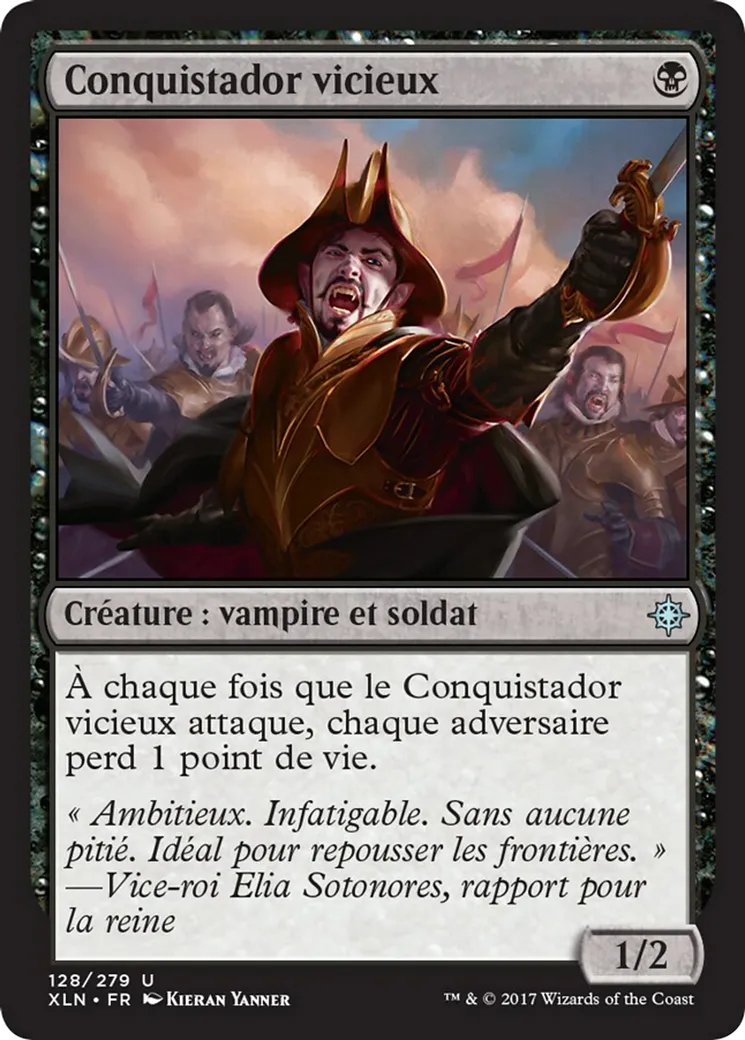 Conquistador vicieux — Ixalan — Magic: The Gathering