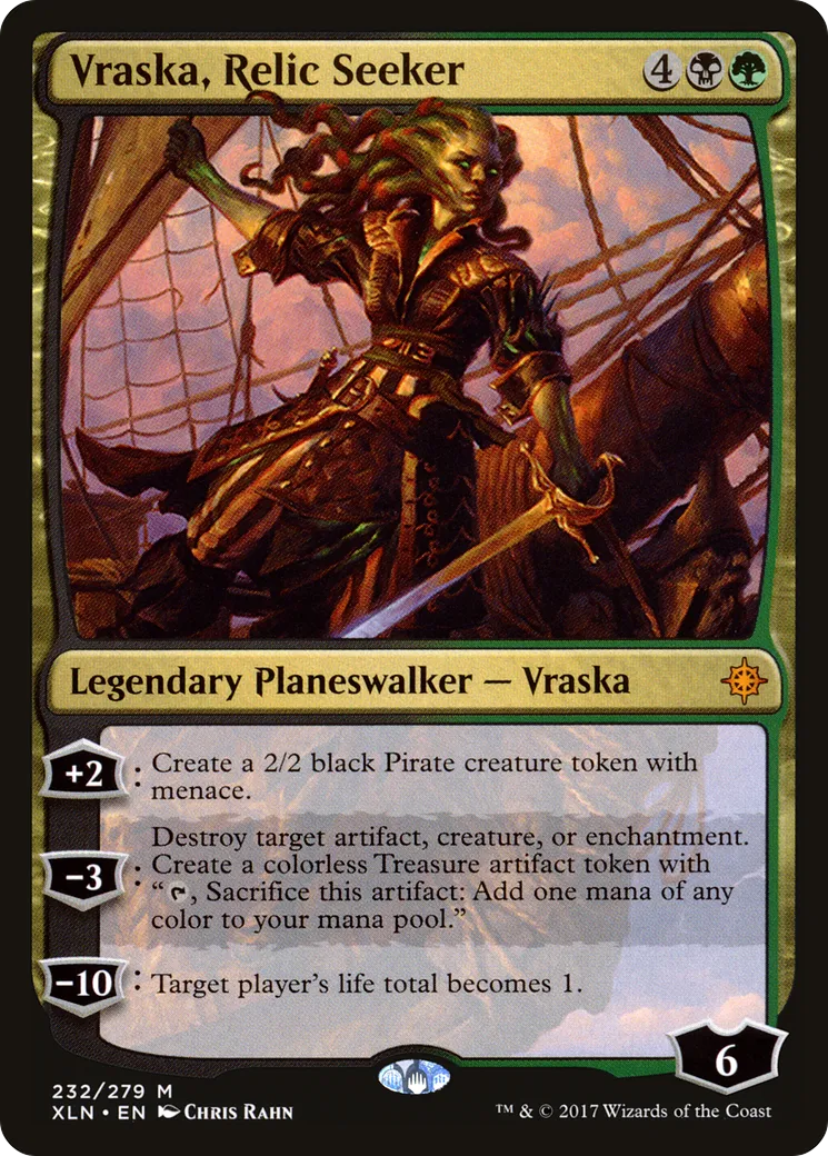Vraska, Relic Seeker — Ixalan — Magic: The Gathering