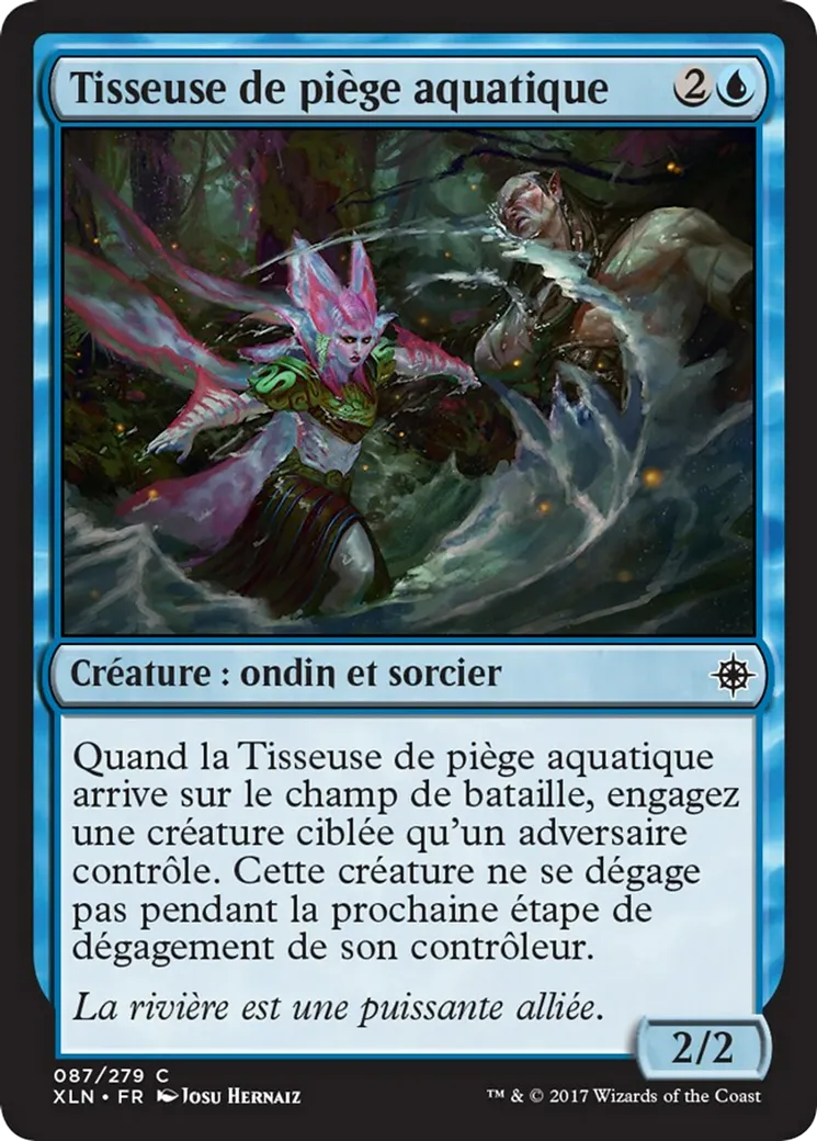 Tisseuse de piège aquatique — Ixalan — Magic: The Gathering