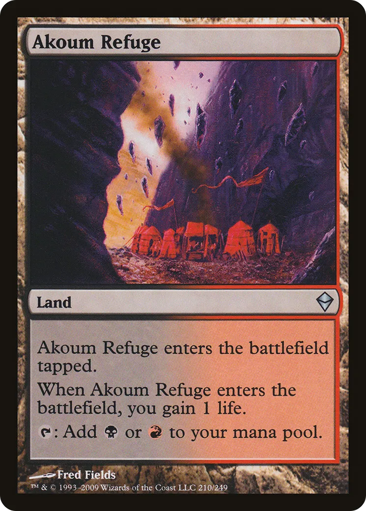 Akoum Refuge — Zendikar — Magic: The Gathering