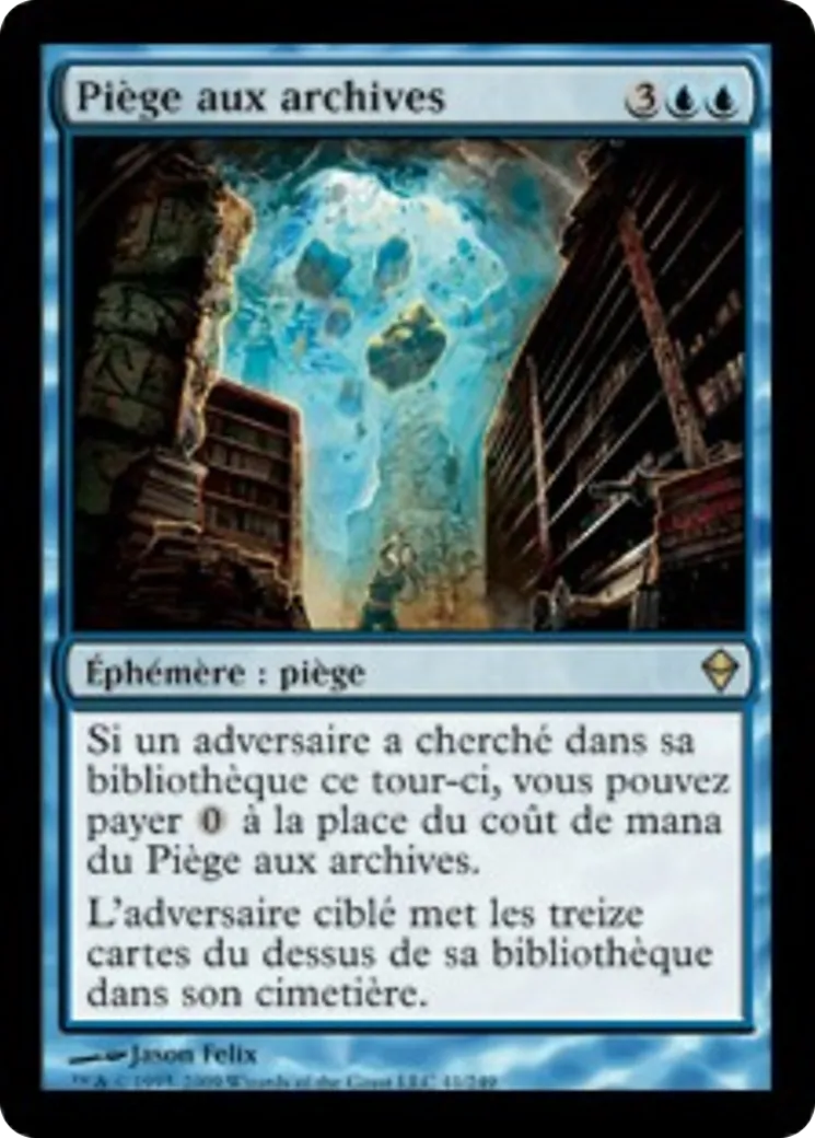 Piège aux archives — Zendikar — Magic: The Gathering
