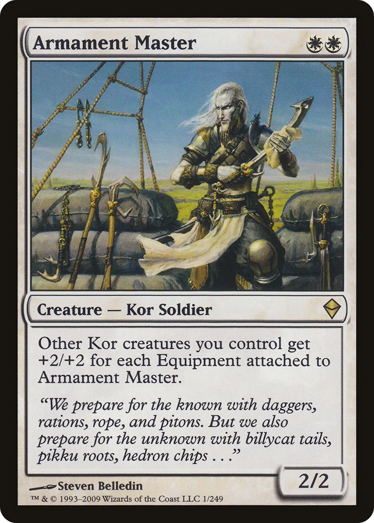 Maître d'armement — Zendikar — Magic: The Gathering