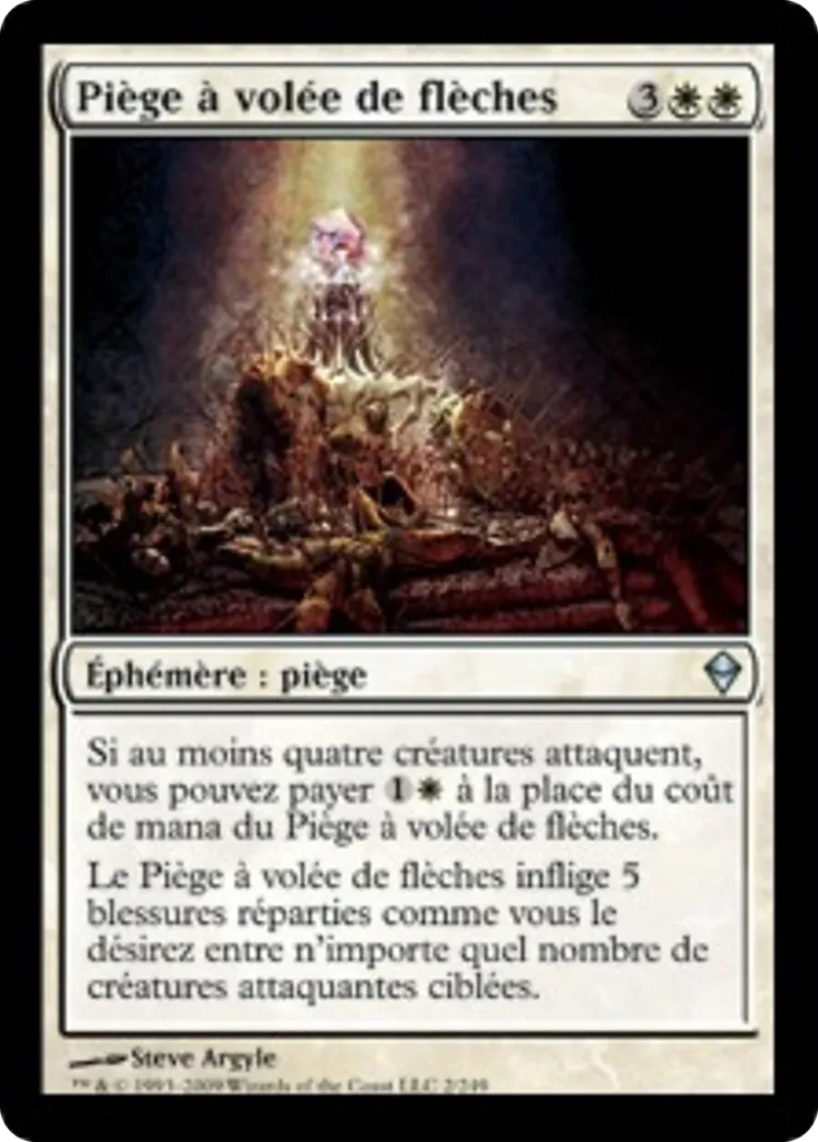 Piège à volée de flèches — Zendikar — Magic: The Gathering