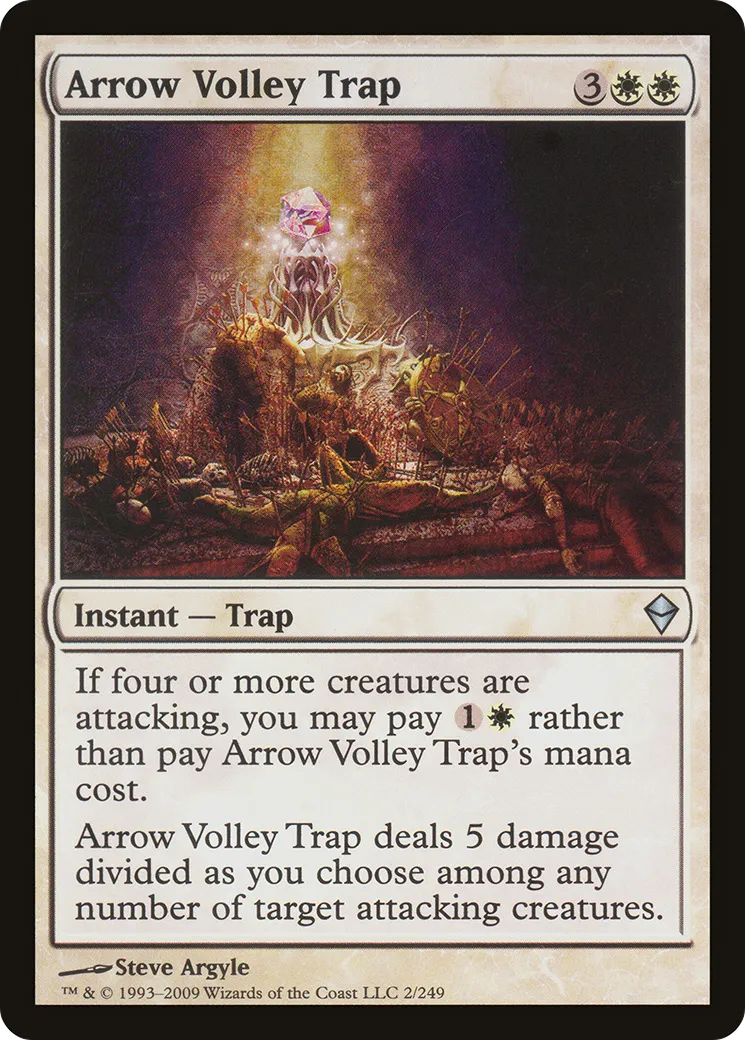 Piège à volée de flèches — Zendikar — Magic: The Gathering