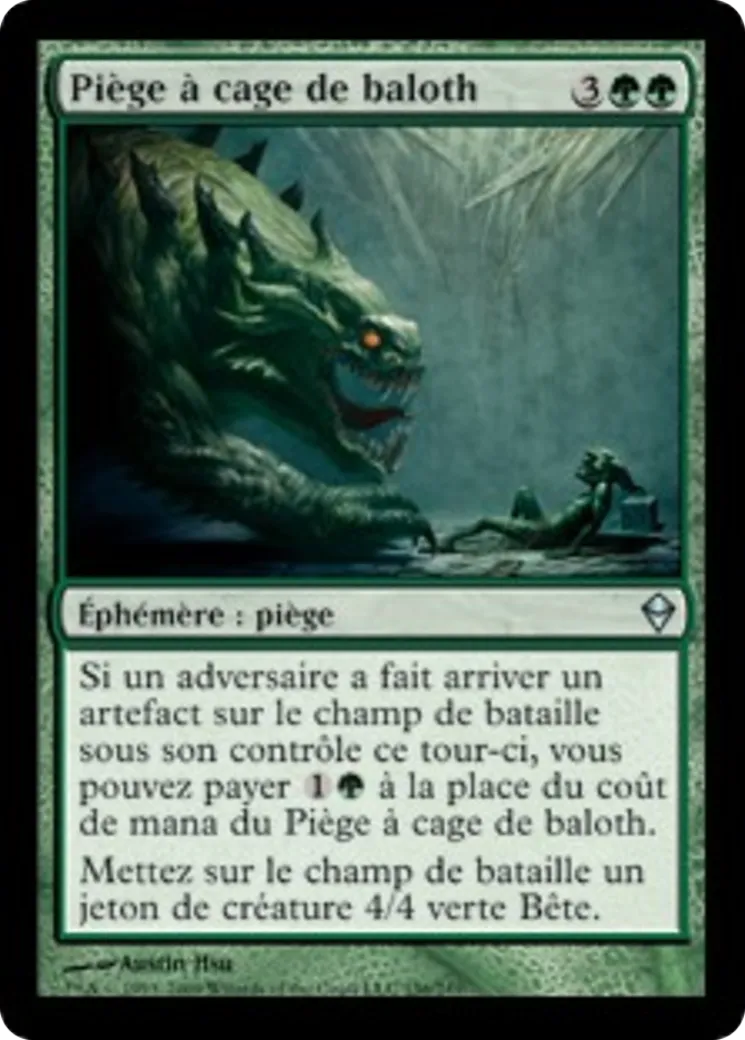 Piège à cage de baloth — Zendikar — Magic: The Gathering