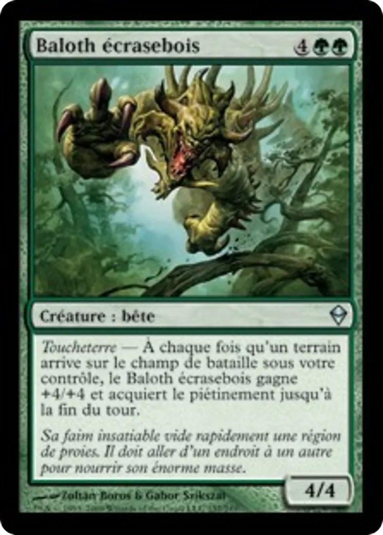 Baloth écrasebois — Zendikar — Magic: The Gathering