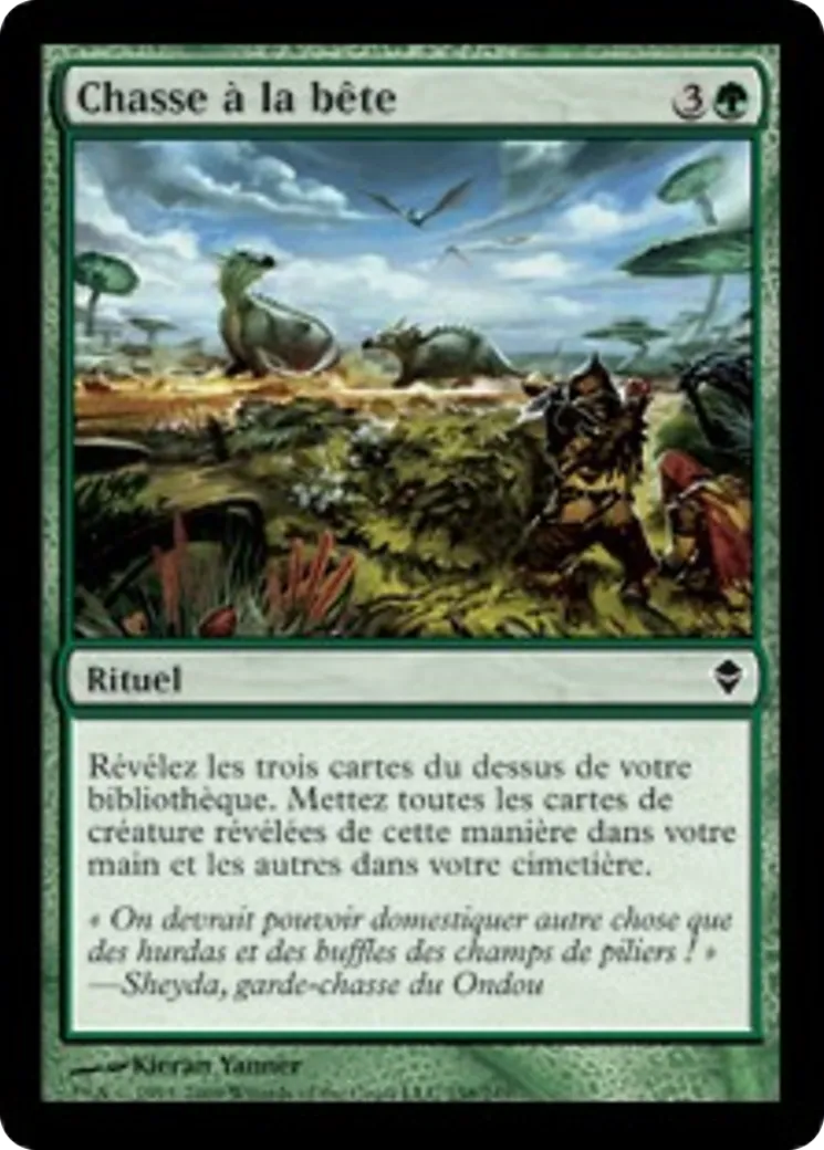 Chasse à la bête — Zendikar — Magic: The Gathering
