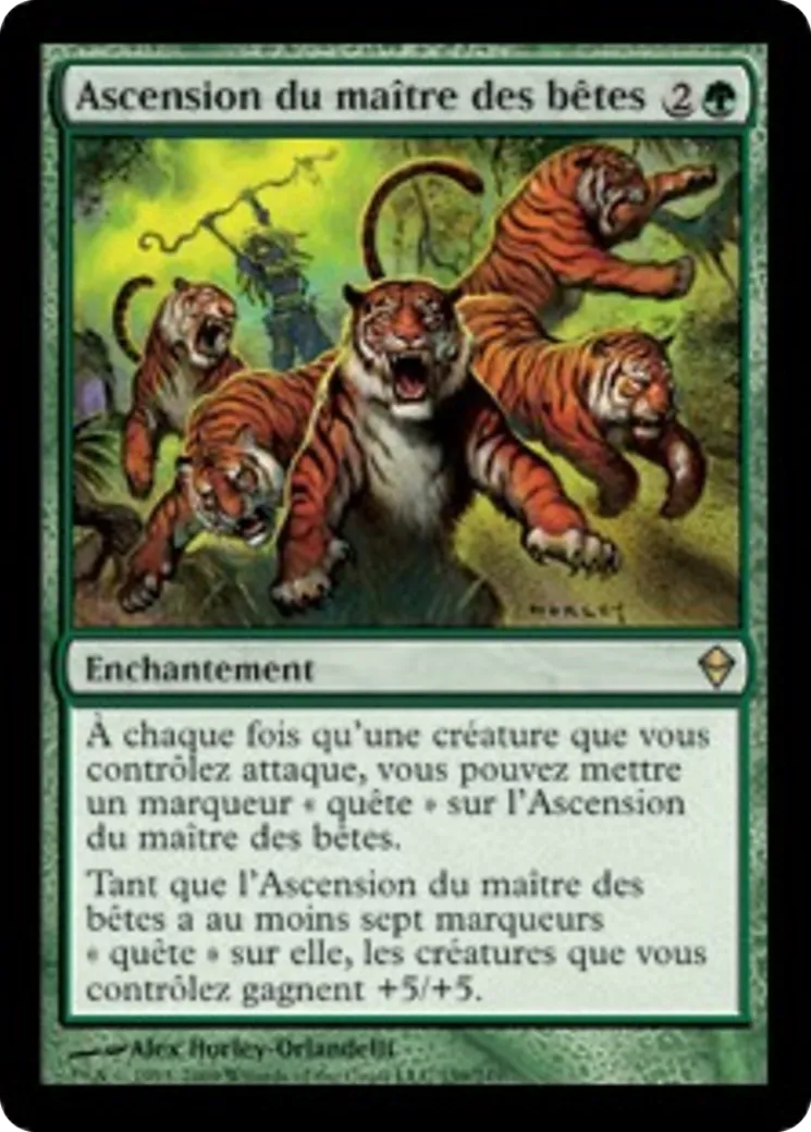 Ascension du maître des bêtes — Zendikar — Magic: The Gathering