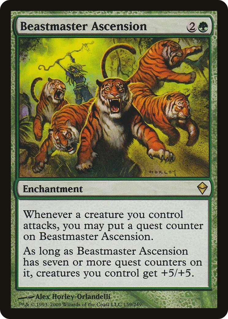Beastmaster Ascension — Zendikar — Magic: The Gathering
