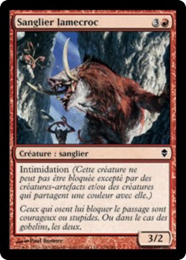 Sanglier lamecroc — Zendikar — Magic: The Gathering