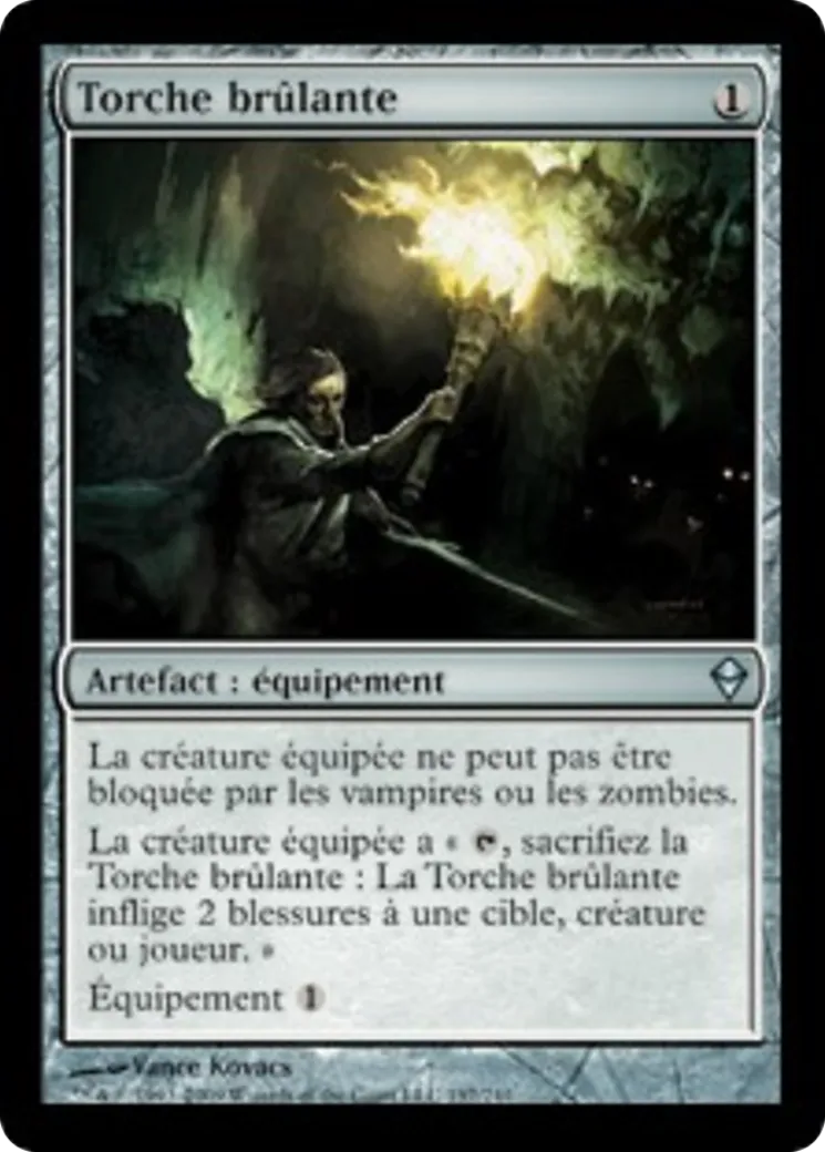 Torche brûlante — Zendikar — Magic: The Gathering