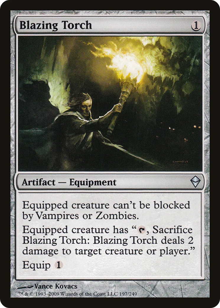 Blazing Torch — Zendikar — Magic: The Gathering