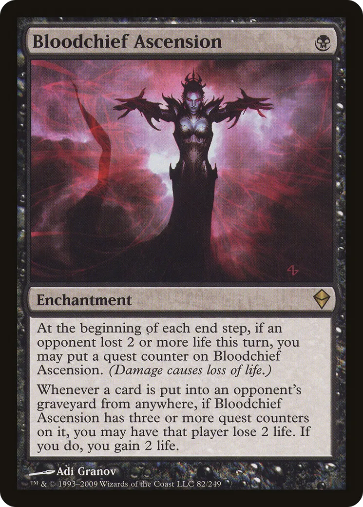 Ascension du chef de sang — Zendikar — Magic: The Gathering