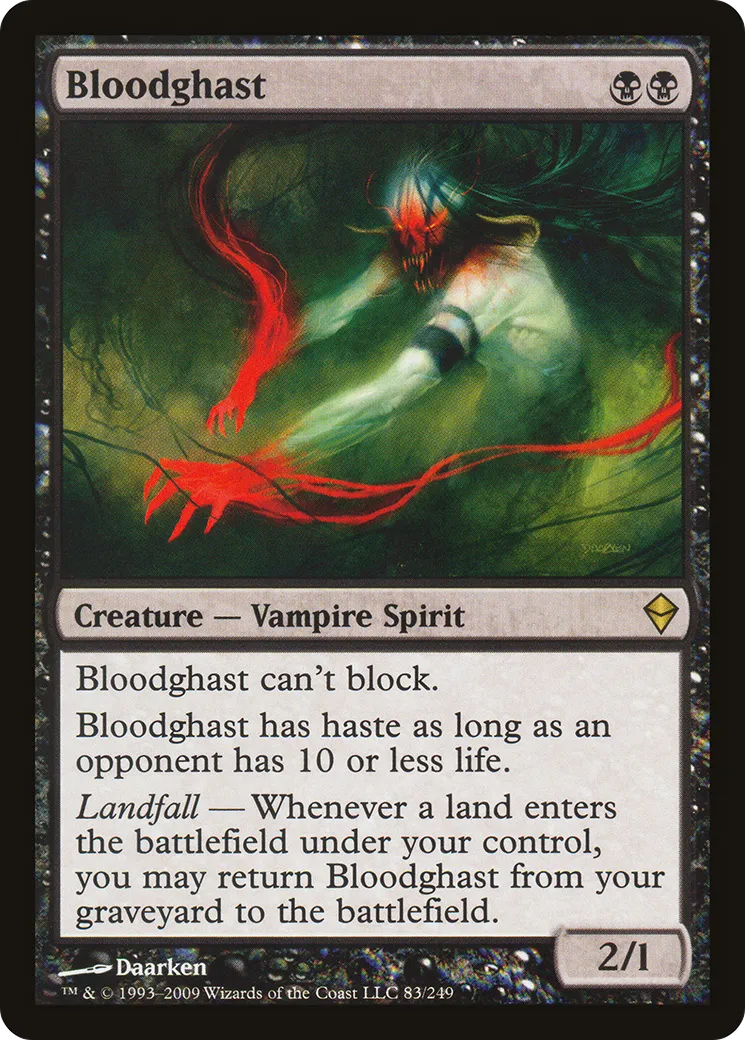 Bloodghast — Zendikar — Magic: The Gathering