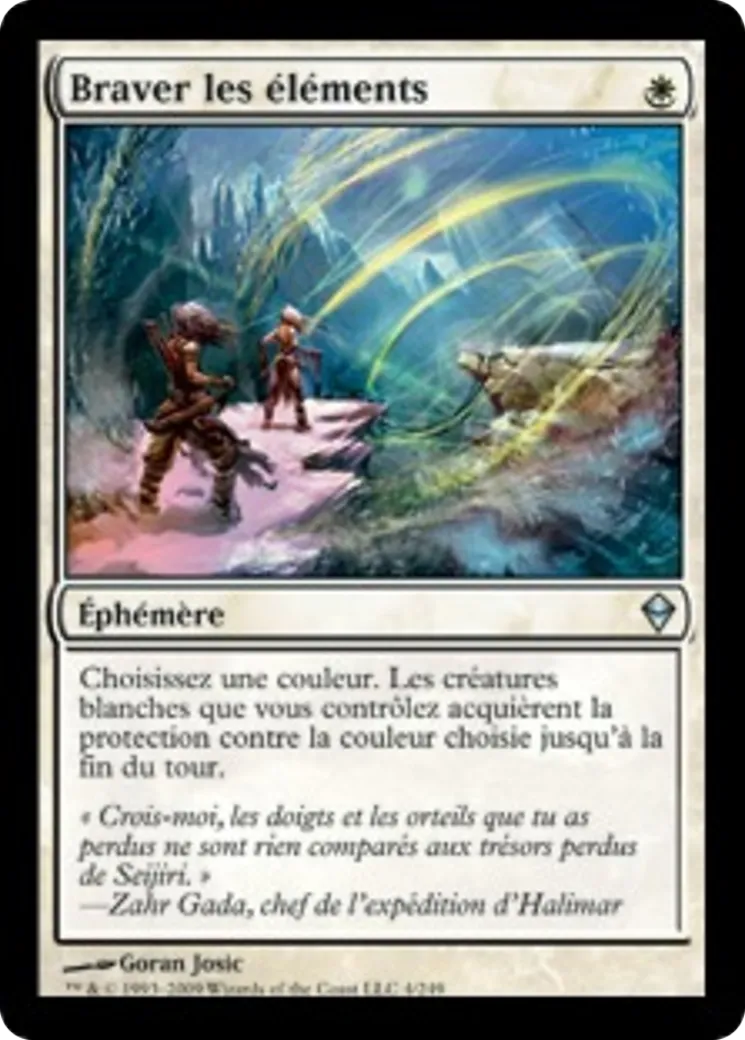 Braver les éléments — Zendikar — Magic: The Gathering