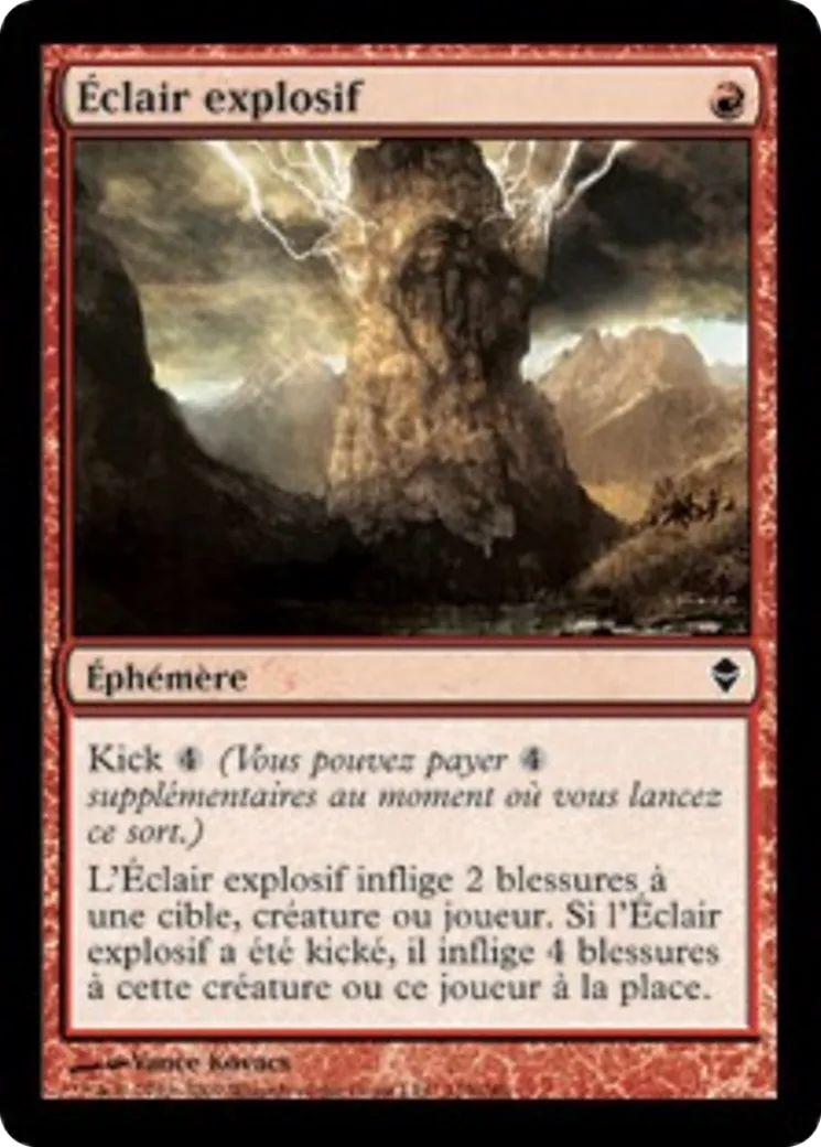 Éclair explosif — Zendikar — Magic: The Gathering