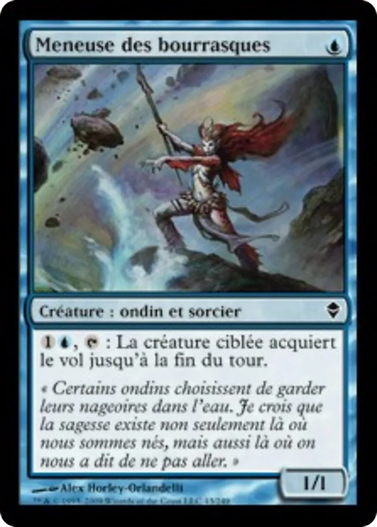 Meneuse des bourrasques — Zendikar — Magic: The Gathering