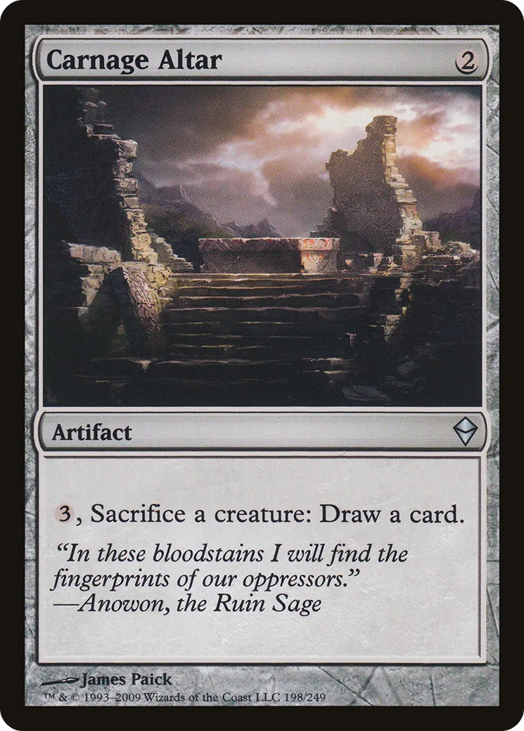 Carnage Altar — Zendikar — Magic: The Gathering