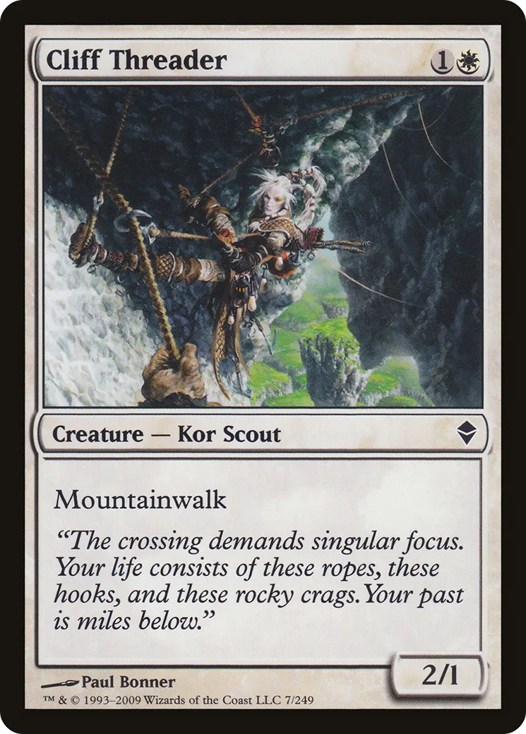 Cliff Threader — Zendikar — Magic: The Gathering