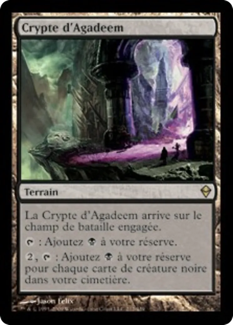 Crypte d'Agadeem — Zendikar — Magic: The Gathering