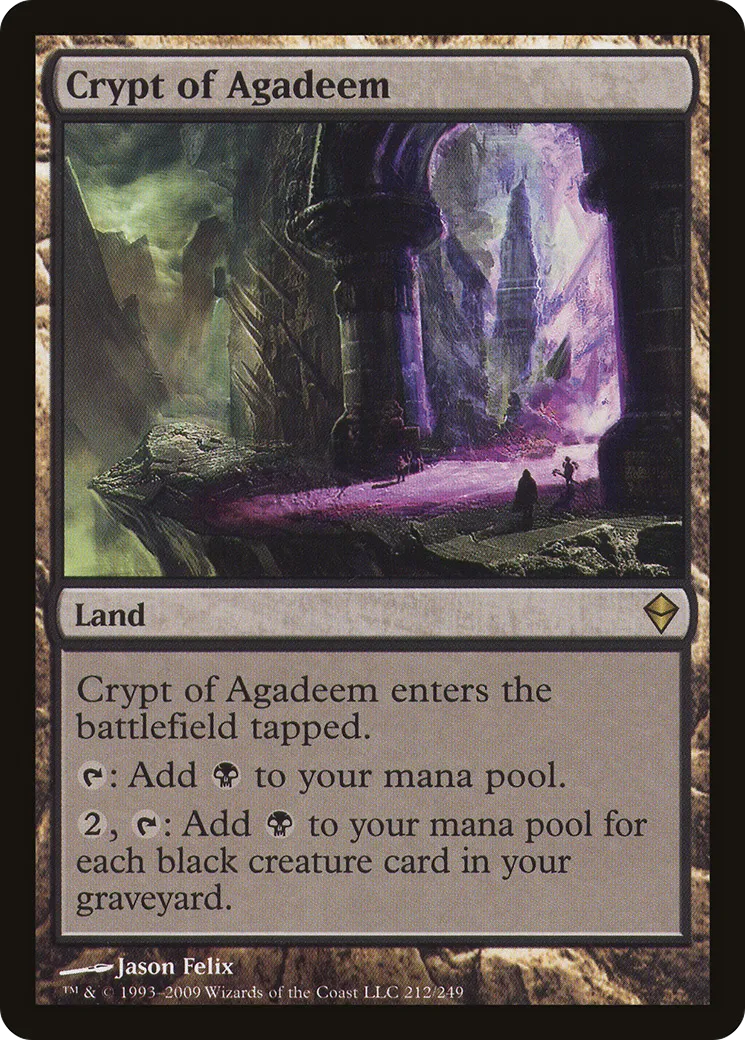 Crypt of Agadeem — Zendikar — Magic: The Gathering