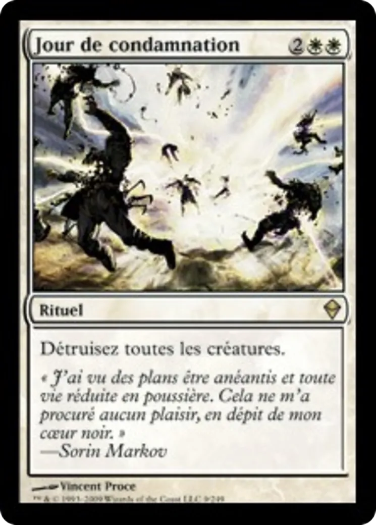 Jour de condamnation — Zendikar — Magic: The Gathering