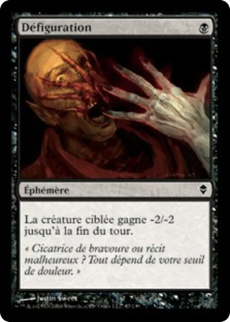 Défiguration — Zendikar — Magic: The Gathering