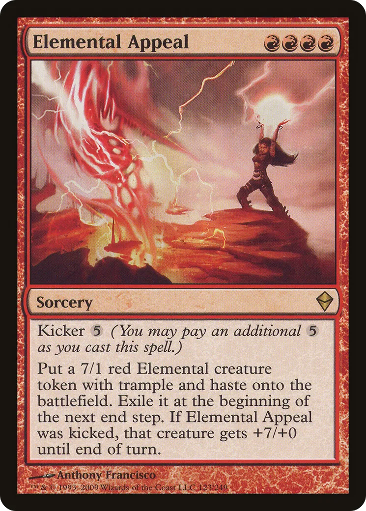 Sollicitation élémentale — Zendikar — Magic: The Gathering