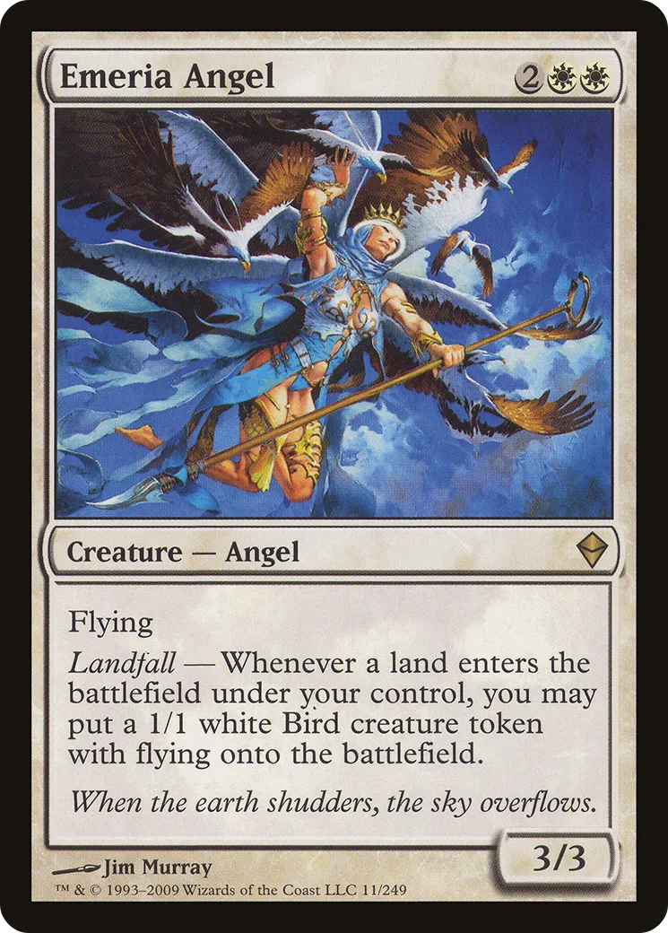 Emeria Angel — Zendikar — Magic: The Gathering