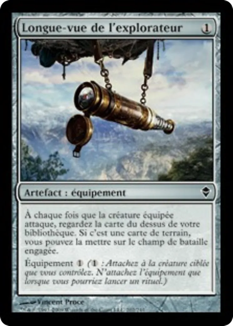 Longue-vue de l'explorateur — Zendikar — Magic: The Gathering