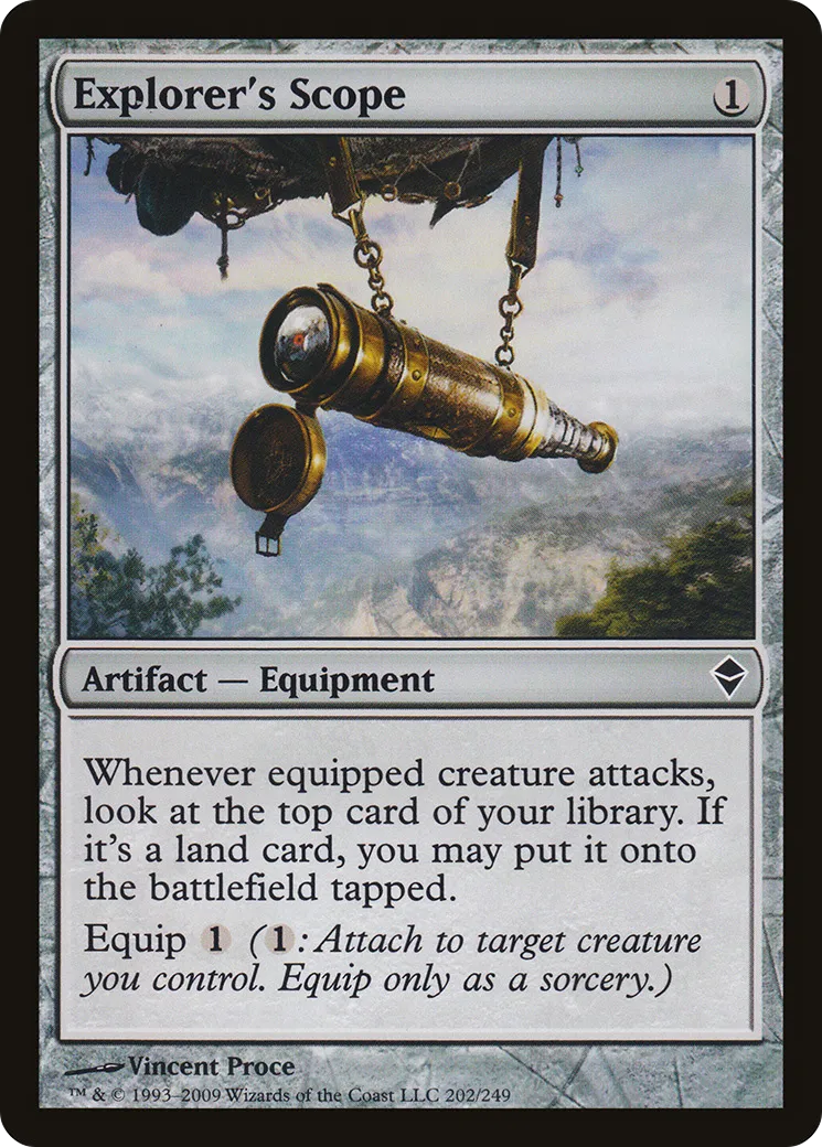 Explorer's Scope — Zendikar — Magic: The Gathering