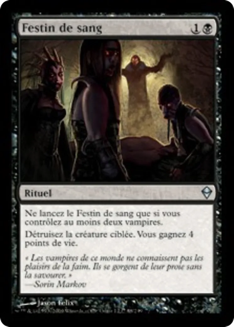 Festin de sang — Zendikar — Magic: The Gathering