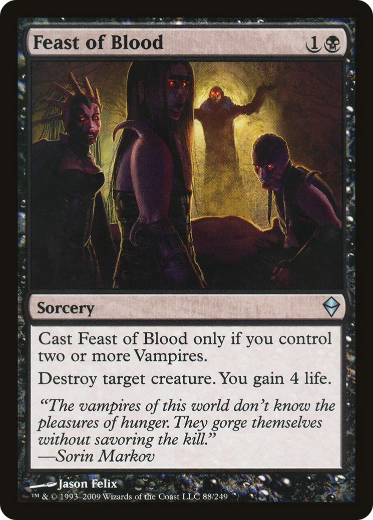Feast of Blood — Zendikar — Magic: The Gathering